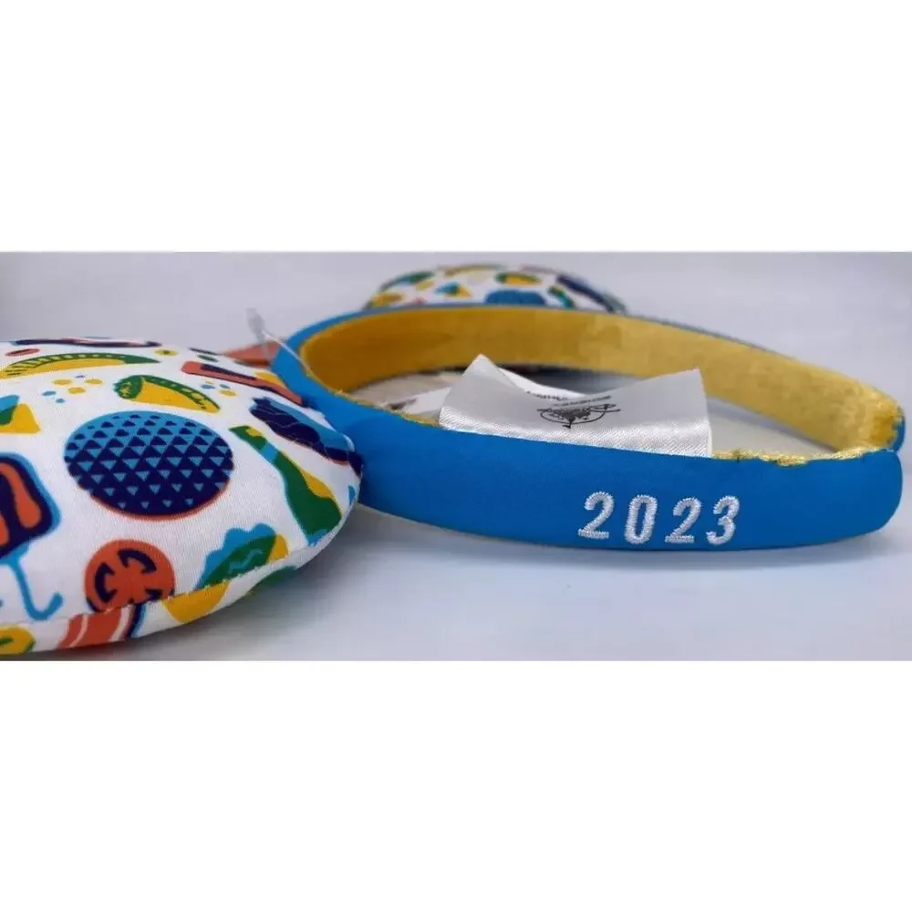 NWT Disney Parks Epcot Food Wine Festival 2023 Choose Your Course Ears Headband